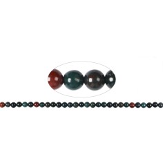 Heilstein & Edelstein-Strang - Kugeln, Heliotrop, 06mm