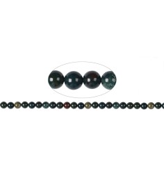 Heilstein & Edelstein-Strang - Kugeln, Heliotrop, 08mm