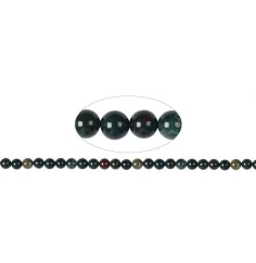 Heilstein & Edelstein-Strang - Kugeln, Heliotrop, 08mm