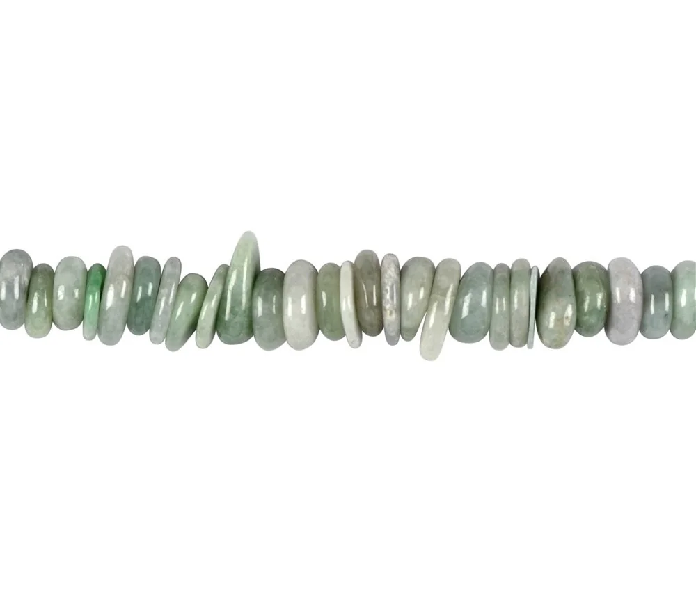 Heilstein & Edelstein-Strang - Splitter, Jadeit, ca. 02-04 x 05-12mm