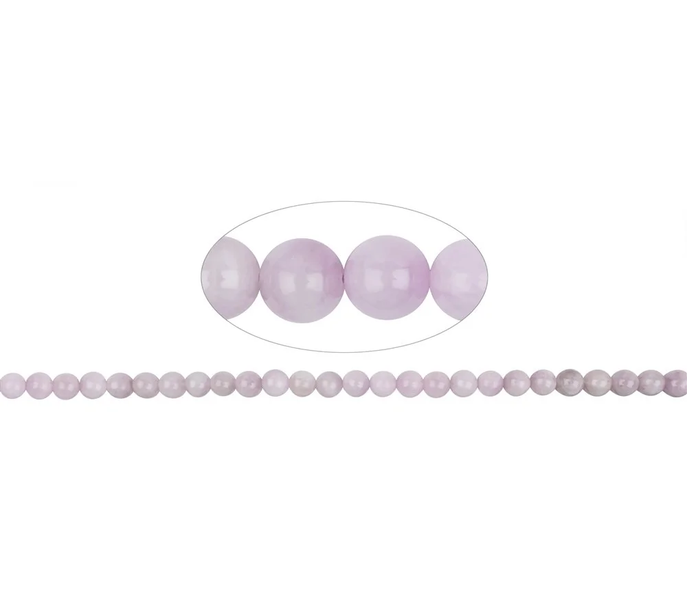 Heilstein & Edelstein-Strang - Kugeln, Kunzit, 06mm