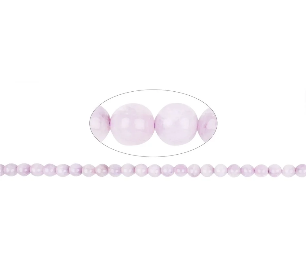 Heilstein & Edelstein-Strang - Kugeln, Kunzit, 08mm