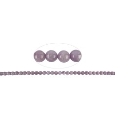 Heilstein & Edelstein-Strang - Kugeln, Kunzit, 08 - 09mm