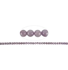 Heilstein & Edelstein-Strang - Kugeln, Kunzit, 08 - 09mm