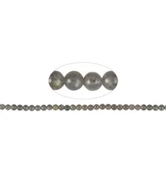 Heilstein & Edelstein-Strang - Kugeln, Labradorit, 05mm