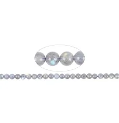 Heilstein & Edelstein-Strang - Kugeln, Labradorit, 06mm