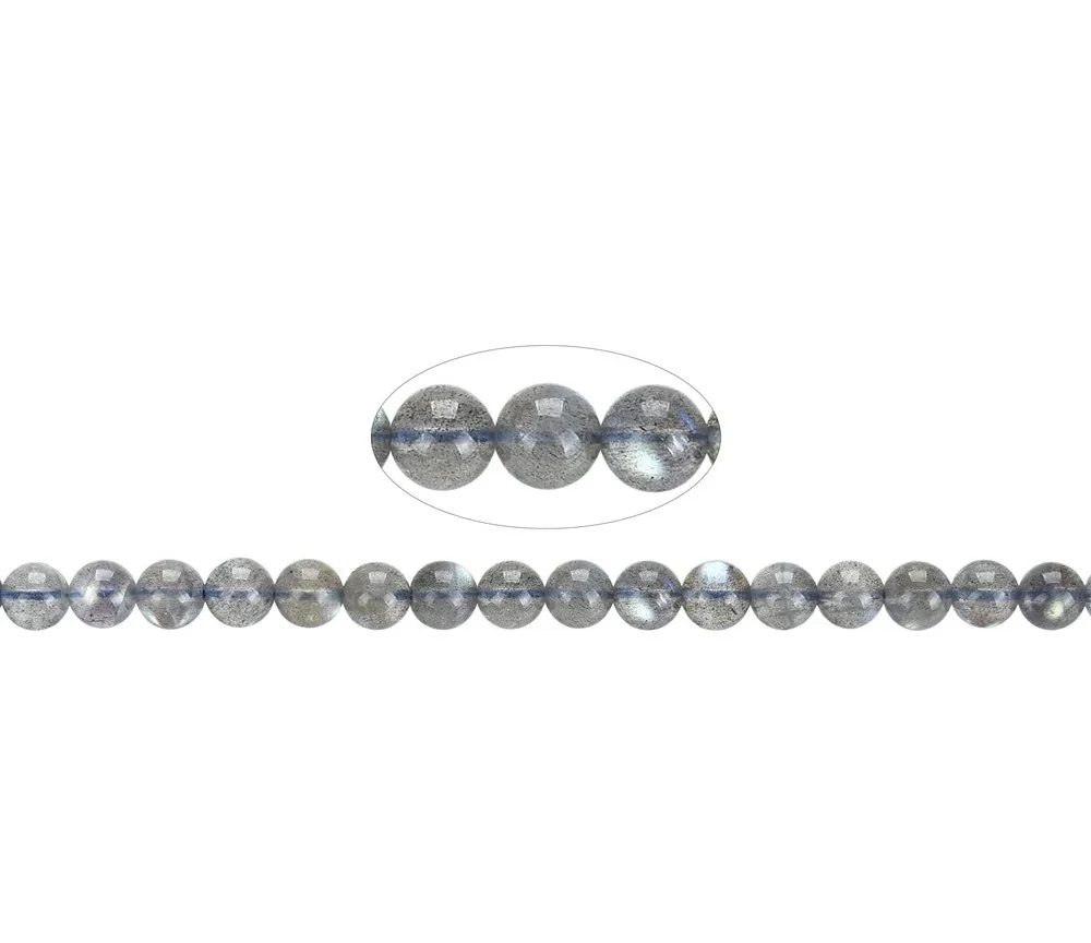 Heilstein & Edelstein-Strang - Kugeln, Labradorit A, 06mm