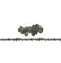 Heilstein & Edelstein-Strang - Splitter, Labradorit, 02-04 x 05-10mm