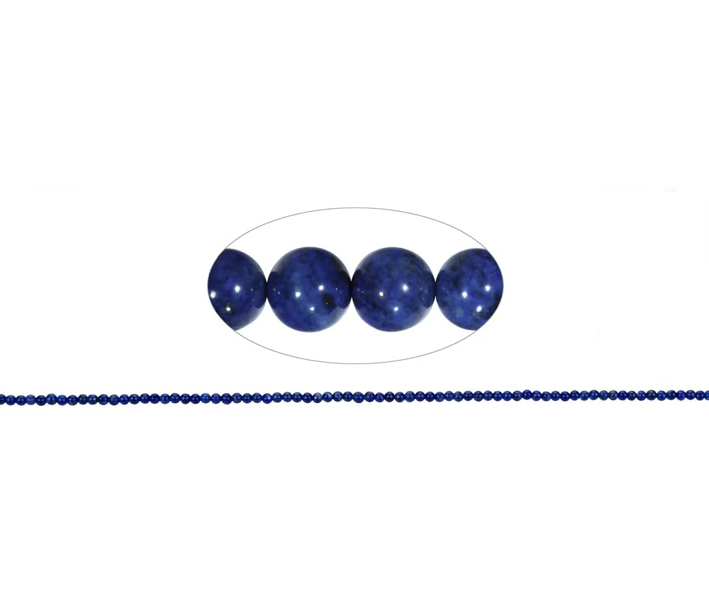 Heilstein & Edelstein-Strang - Kugeln, Lapis Lazuli, 02mm