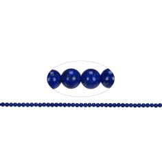 Heilstein & Edelstein-Strang - Kugeln, Lapis Lazuli AA, 03mm (39cm)