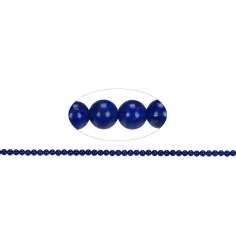Heilstein & Edelstein-Strang - Kugeln, Lapis Lazuli AA, 03mm (39cm)