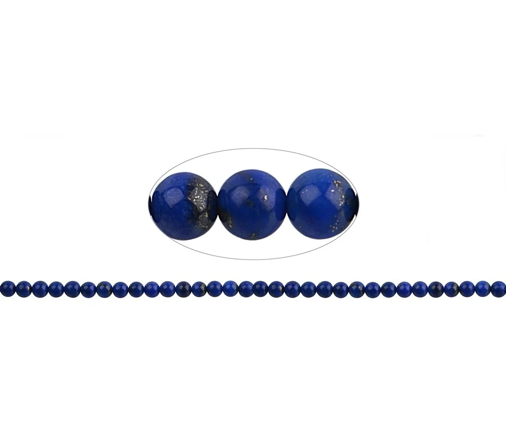 Heilstein & Edelstein-Strang - Kugeln, Lapis Lazuli A, 05mm
