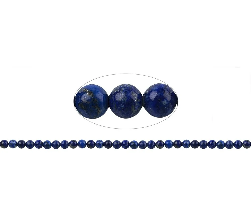 Heilstein & Edelstein-Strang - Kugeln, Lapis Lazuli A, 06-07mm