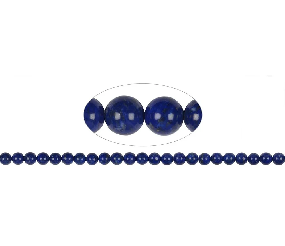 Heilstein & Edelstein-Strang - Kugeln, Lapis Lazuli A+, 08mm