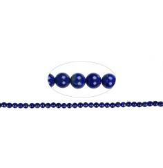 Heilstein & Edelstein-Strang - Kugeln, Lapis Lazuli, 09-10mm