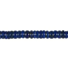 Heilstein & Edelstein-Strang - Zylinder ( Heishi ), Lapis Lazuli AB, 02-04 x 08mm