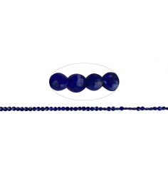 Heilstein & Edelstein-Strang - Coin, Lapis Lazuli, facettiert, 04,5mm (39cm)