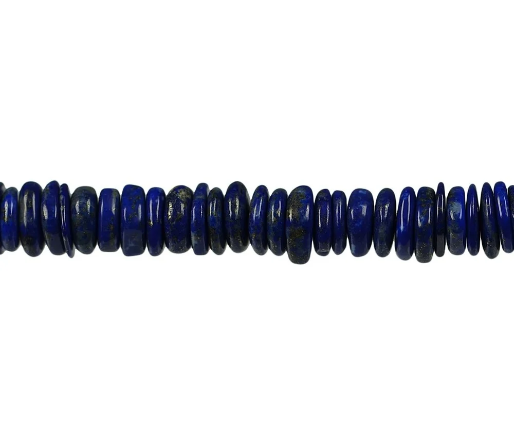 Heilstein & Edelstein-Strang - Scheiben, Lapis Lazuli AB, 12mm