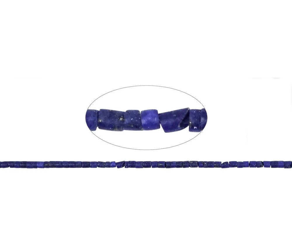 Heilstein & Edelstein-Strang - Zylinder, Lapis Lazuli, 01 x 01mm (36cm)