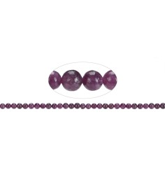 Heilstein & Edelstein-Strang - Kugeln, Lepidolith (stab.), 06mm