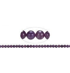 Heilstein & Edelstein-Strang - Kugeln, Lepidolith (stab.), 08mm