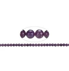 Heilstein & Edelstein-Strang - Kugeln, Lepidolith (stab.), 08mm