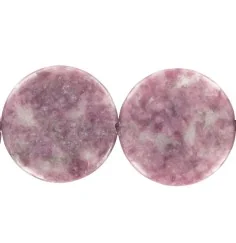 Heilstein & Edelstein-Strang - Coin, Lepidolith (stab.), 35 mm