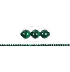 Heilstein & Edelstein-Strang - Kugeln, Malachit (stab.), 04mm