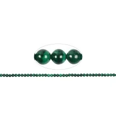 Heilstein & Edelstein-Strang - Kugeln, Malachit (stab.), 04mm