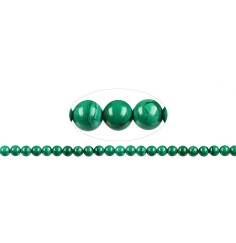 Heilstein & Edelstein-Strang - Kugeln, Malachit (stab.), 08mm