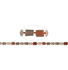 Heilstein & Edelstein-Strang - Quader, Mondstein, 10-12 x 08mm