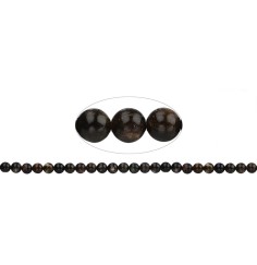 Heilstein & Edelstein-Strang - Kugeln, Muskovit-Glimmer (stab.), 08mm