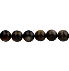 Heilstein & Edelstein-Strang - Kugeln, Muskovit-Glimmer (stab.), 12mm