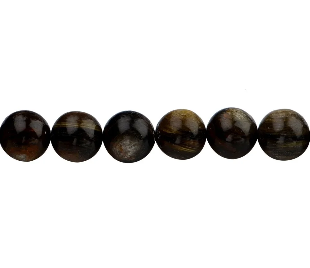 Heilstein & Edelstein-Strang - Kugeln, Muskovit-Glimmer (stab.), 12mm