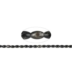 Heilstein & Edelstein-Strang - Spindel, Muskovit (stab.), 12 x 08mm