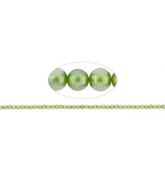 Heilstein & Edelstein-Strang - Kugeln, Peridot, 02mm