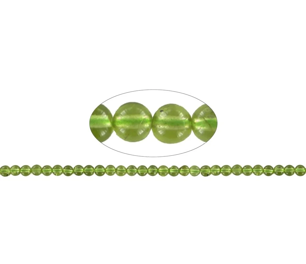 Heilstein & Edelstein-Strang - Kugeln, Peridot A, 05mm