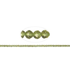 Heilstein & Edelstein-Strang - Kugeln, Peridot A, 04mm, facettiert (39cm)