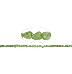 Heilstein & Edelstein-Strang - Nuggets, Peridot, 07 x 06mm (39cm)