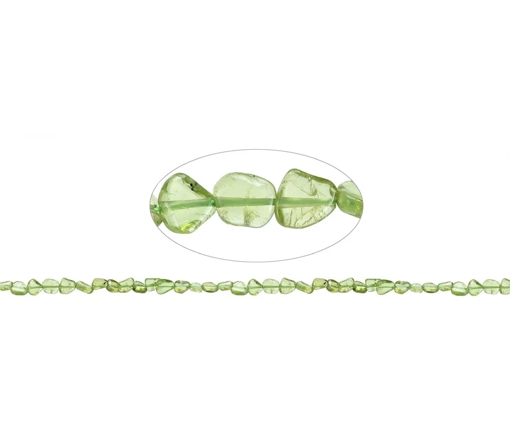 Heilstein & Edelstein-Strang - Pebbles, Peridot A, 07 x 04mm