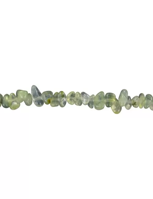 Heilstein & Edelstein-Strang - Splitter, Prehnit, 02-04 x 05-10mm (88cm)