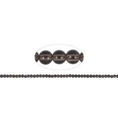 Heilstein & Edelstein-Strang - Kugeln, Rauchquarz, 04mm