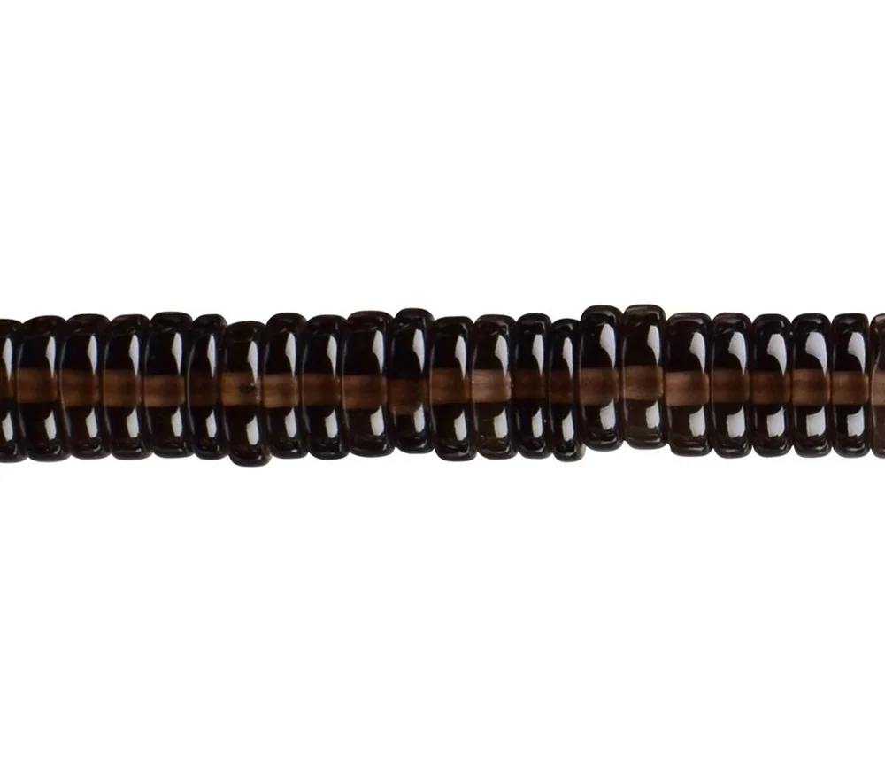 Heilstein & Edelstein-Strang - Scheiben, Rauchquarz, 03 x 12mm