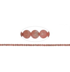 Heilstein & Edelstein-Strang - Kugeln, Rhodochrosit, 04mm