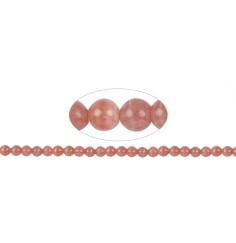 Heilstein & Edelstein-Strang - Kugeln, Rhodochrosit extra, 08 - 08,5mm