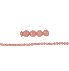 Heilstein & Edelstein-Strang - Kugeln, Rhodochrosit extra (Ortiz), 05,5mm