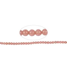 Heilstein & Edelstein-Strang - Kugeln, Rhodochrosit extra (Ortiz), 05,5mm