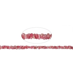Heilstein & Edelstein-Strang - Spiltter/Nuggets, Rhodochrosit, 03-04 x 08-10mm