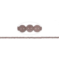 Heilstein & Edelstein-Strang - Kugeln, Rhodonit, 04mm