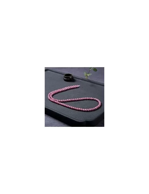 Heilstein & Edelstein-Strang - Kugeln, Rhodonit A, 04mm